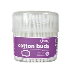 Pretty Cotton Buds 200 Pack RRP 99p CLEARANCE XL 59p or 2 for £1